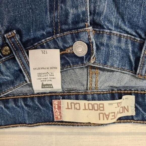 Levi's 515 Nouveau Bootcut Jeans 12L - Picture 3 of 7